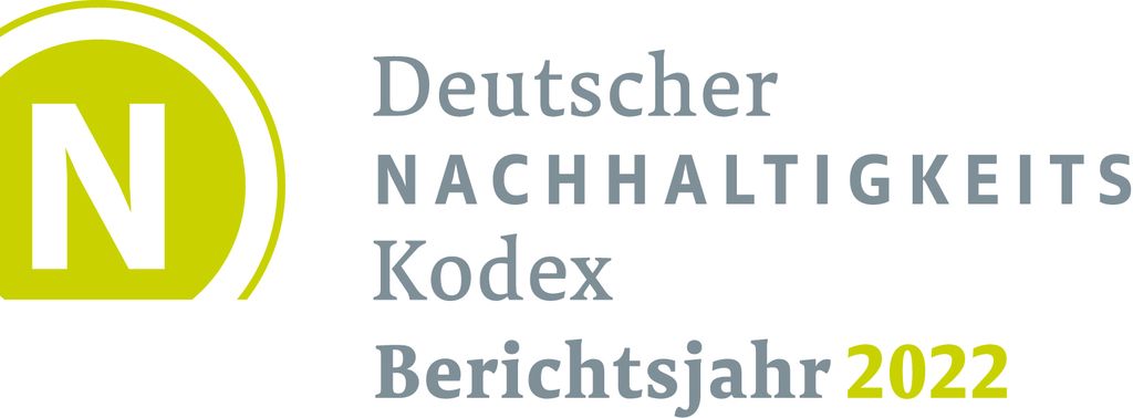 Logo Deutscher Nachhaltigkeitskodex: Berichtsjahr 2022