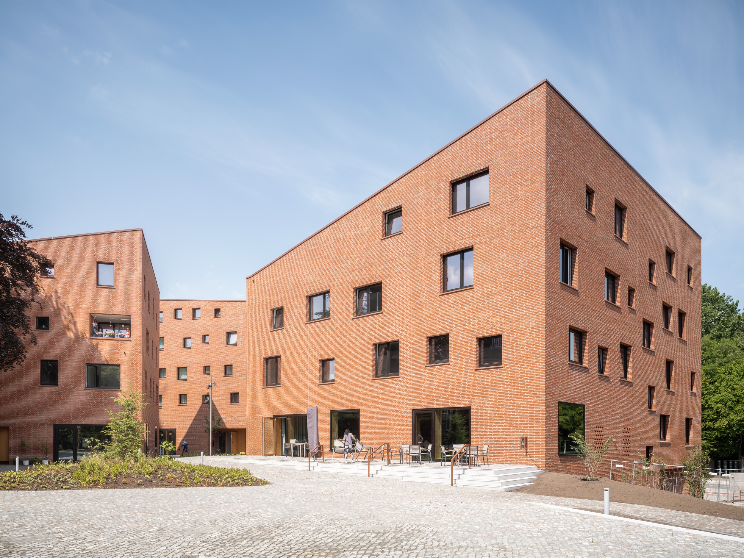 Ansicht eines Gebäudes im Trinitatis-Quartier