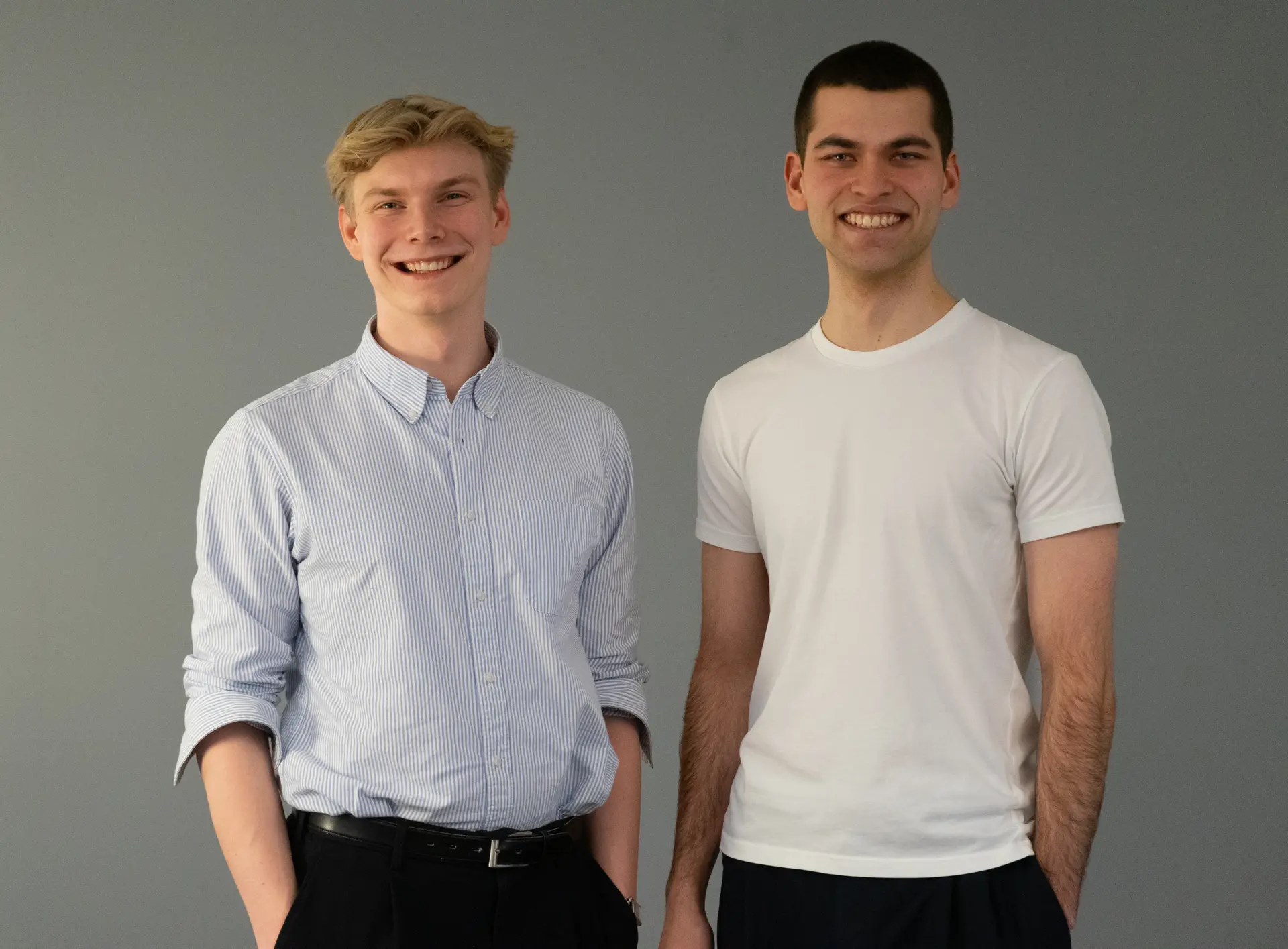 Gründer von anonetics Lennox Yuma Marten (links) und Fabian Dworschak