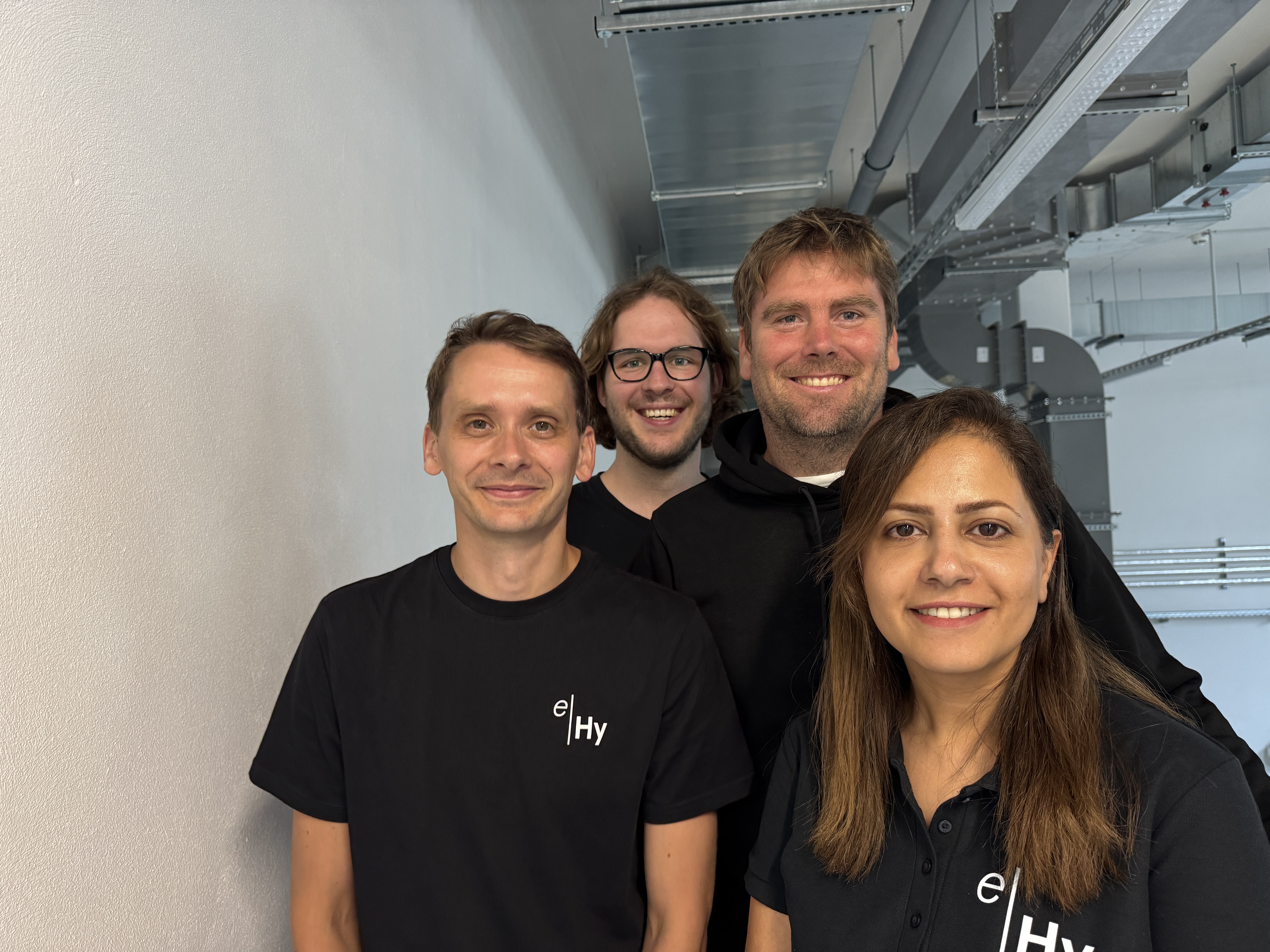 Team v.l. Dr. Martin Rohloff, Max Torkler, Dr. Gustav Sievers, Dr. Zahra Nasri