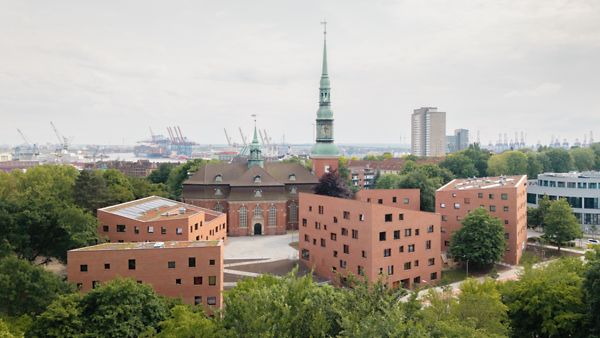 Das Trinitatis-Quartier von oben