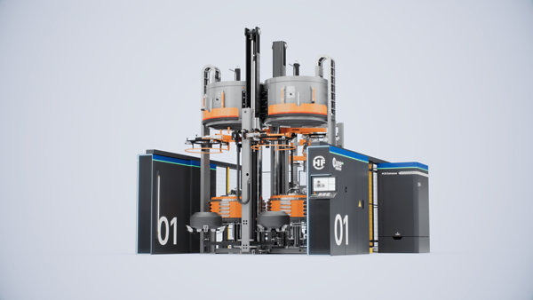 Ansicht der Maschine der HF Group