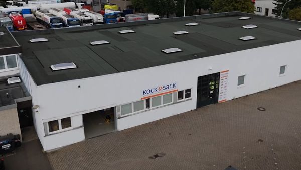 Firmengebäude der Kock & Sack GmbH aus Vogelperspektive