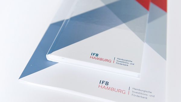 Büromaterial im Design der IFB Hamburg