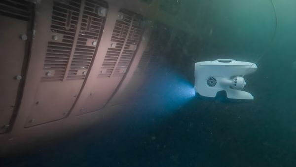 Unterwasserdrohne im Einsatz