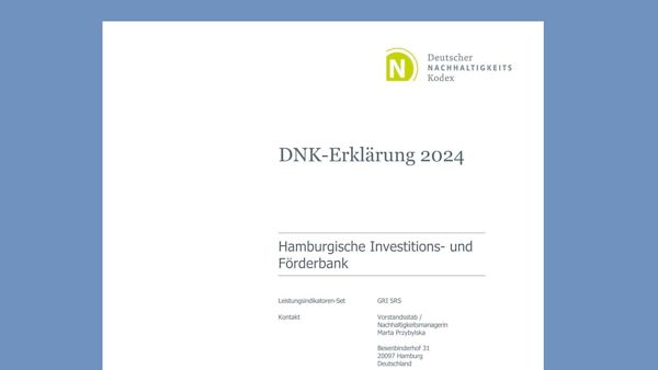 DNK-Erklärung 2024 der Hamburgischen Investitions- und Förderbank