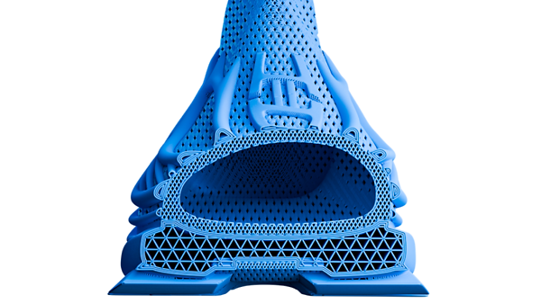 Atmungsaktiv, wasserdicht, individuell: Schuh von Zellerfeld aus dem 3D-Drucker (Innenansicht)