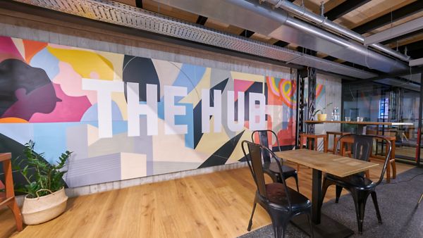 Räumlichkeiten des Hubs in der Speicherstadt