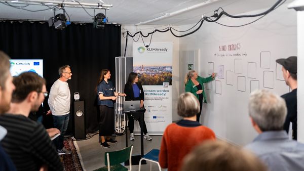 Eindrücke vom Workshop im Rahmen der Cluster-Brücke