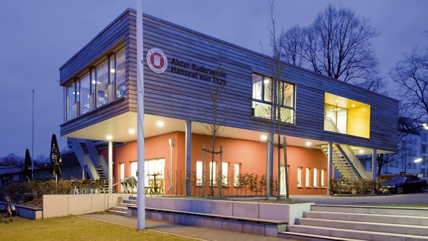 Der Ruderklub in einer Außenansicht