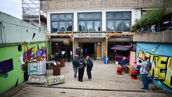 Eingangsbereich von Schrott bewahre